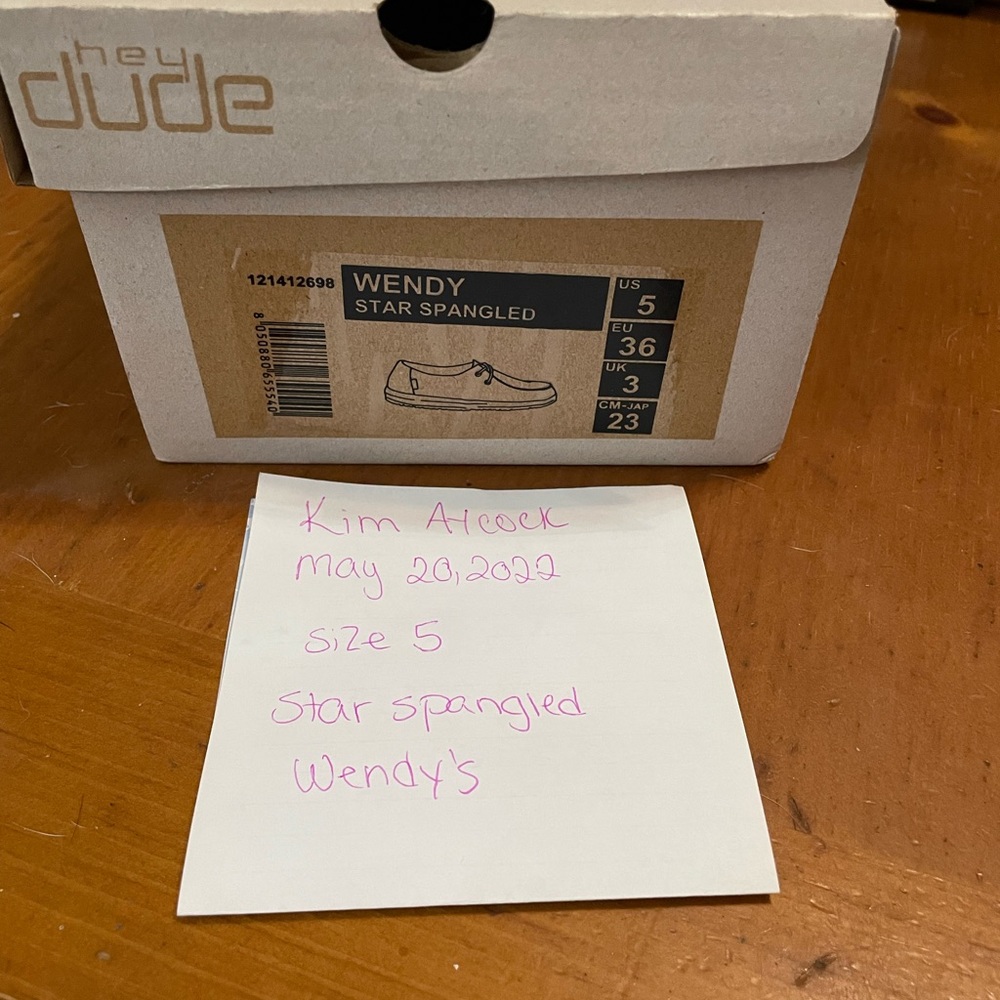 Womens hey dude wendy star spangled size 5